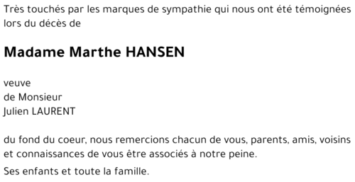 Marthe HANSEN