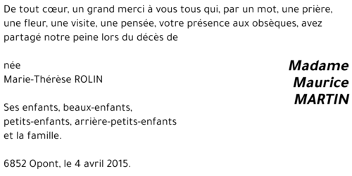Maurice MARTIN