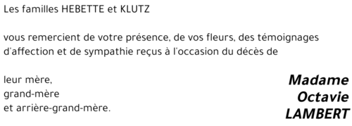 Octavie LAMBERT