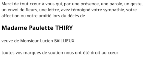 Paulette THIRY 