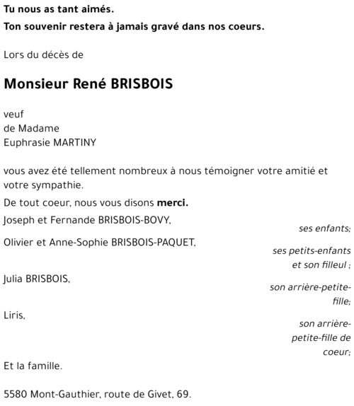 René BRISBOIS
