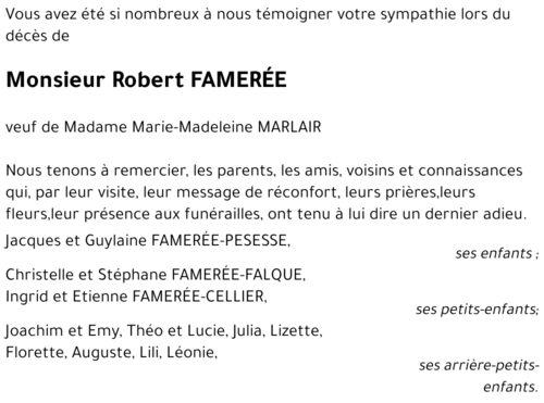 Robert FAMERÉE