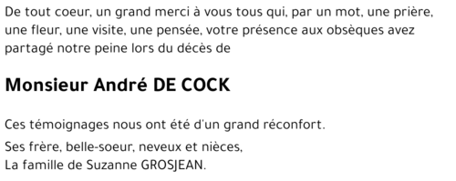 André De Cock