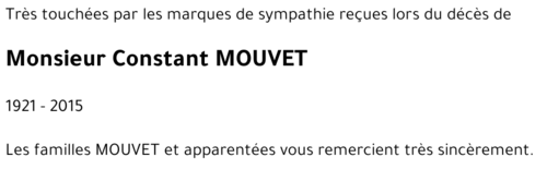 Constant MOUVET