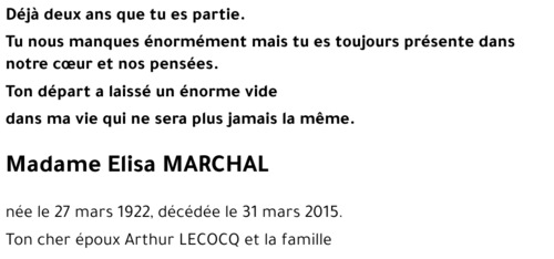 Elisa MARCHAL