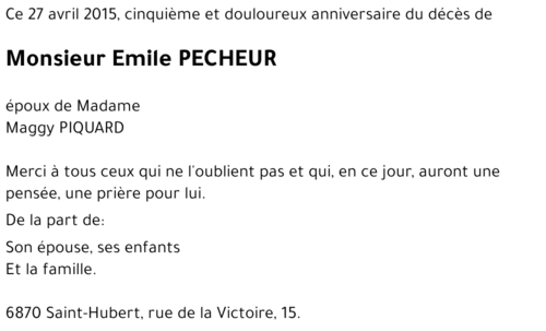 Emile PECHEUR