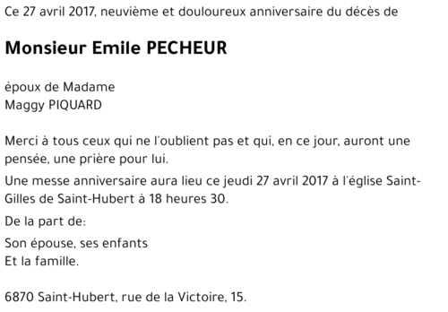 Emile PECHEUR