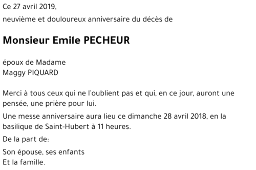 Emile PECHEUR