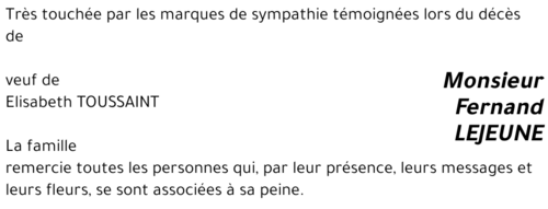 Fernand LEJEUNE
