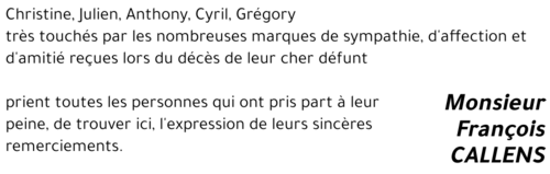 François CALLENS