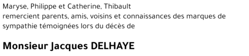 Jacques DELHAYE