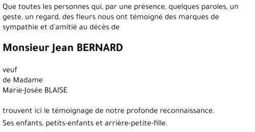 Jean BERNARD