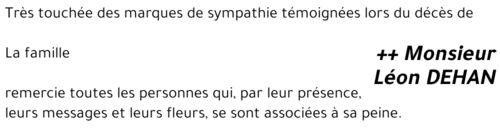 Lèon DEHAN