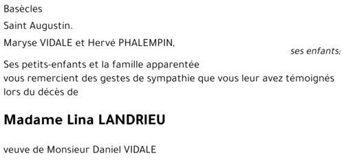 Lina LANDRIEU