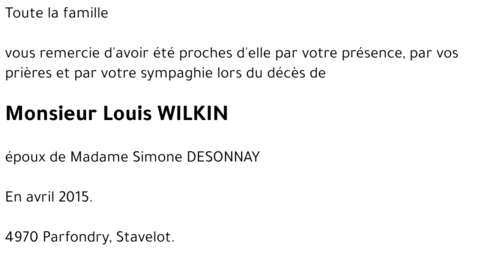 Louis WILKIN