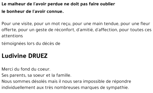 Ludivine DRUEZ