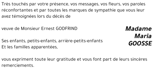 Maria GOOSSE