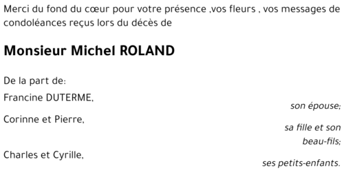 Michel ROLAND