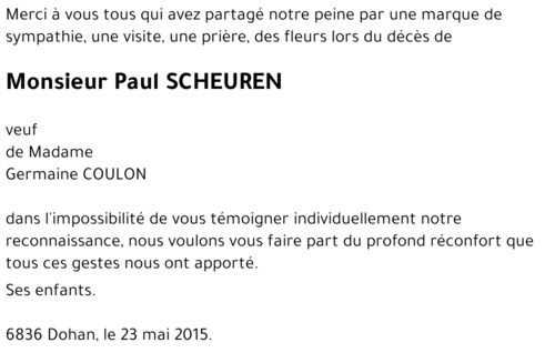 Paul SCHEUREN