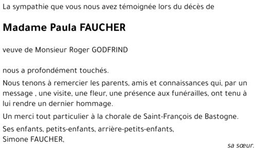 Paula FAUCHER