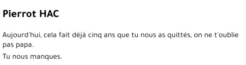 Pierrot HAC