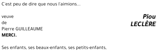 Piou Leclère