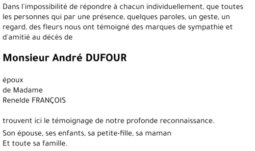 André DUFOUR