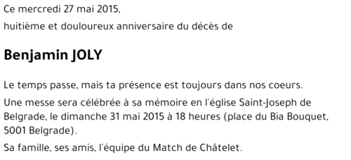 Benjamin JOLY