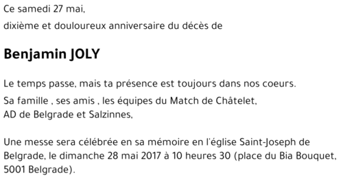 Benjamin JOLY