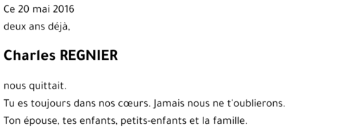 Charles REGNIER