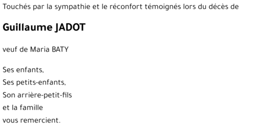 Guillaume JADOT