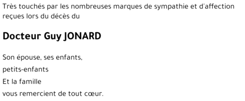 Guy JONARD