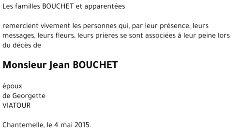 Jean BOUCHET