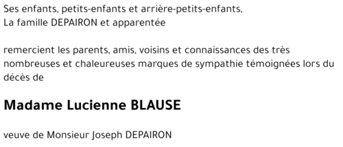 Lucienne BLAUSE