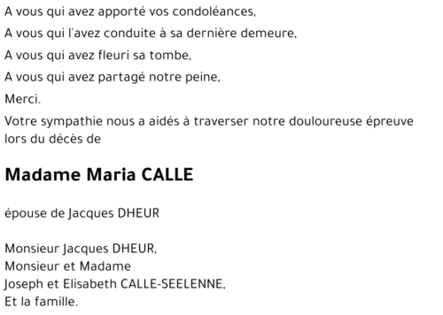 Maria CALLE