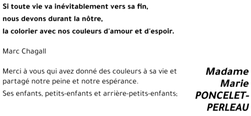 Marie PERLEAU