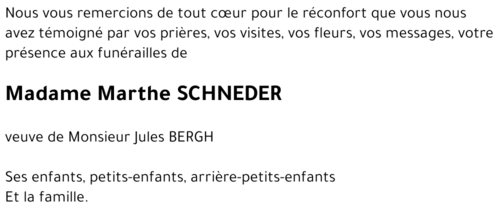 Marthe SCHNEDER