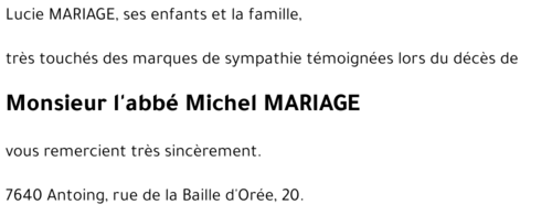 Michel MARIAGE