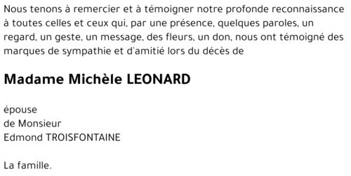 Michèle LEONARD
