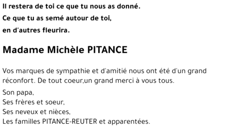 Michèle PITANCE