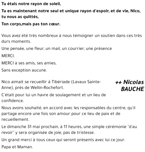 Nicolas BAUCHE
