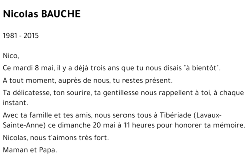 Nicolas BAUCHE