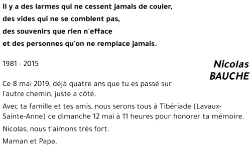 Nicolas BAUCHE