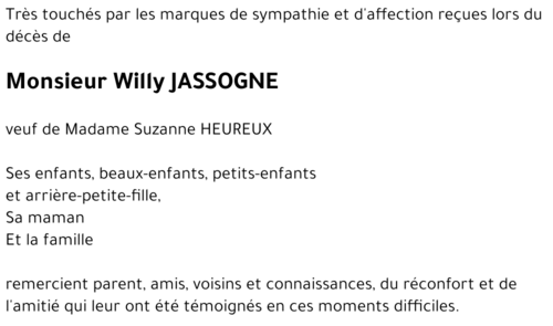 Willy JASSOGNE