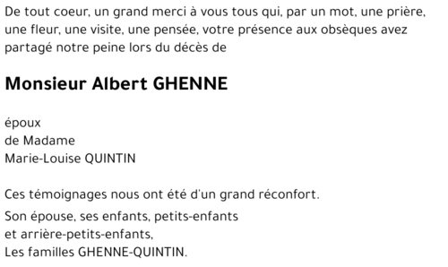 Albert Ghenne