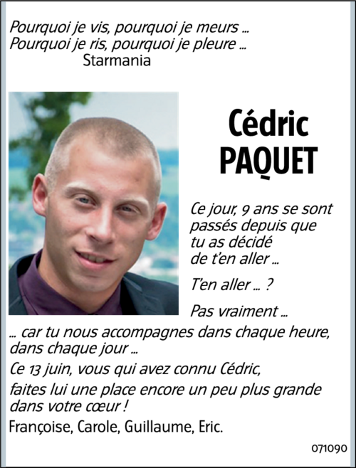 Cédric PAQUET