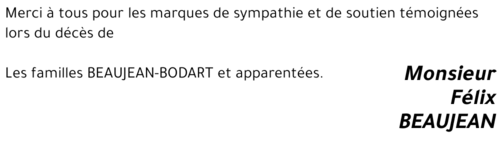 Félix BEAUJEAN