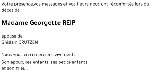 Georgette REIP