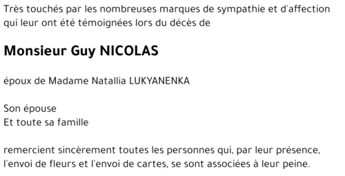 Guy NICOLAS 
