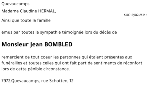 Jean BOMBLED